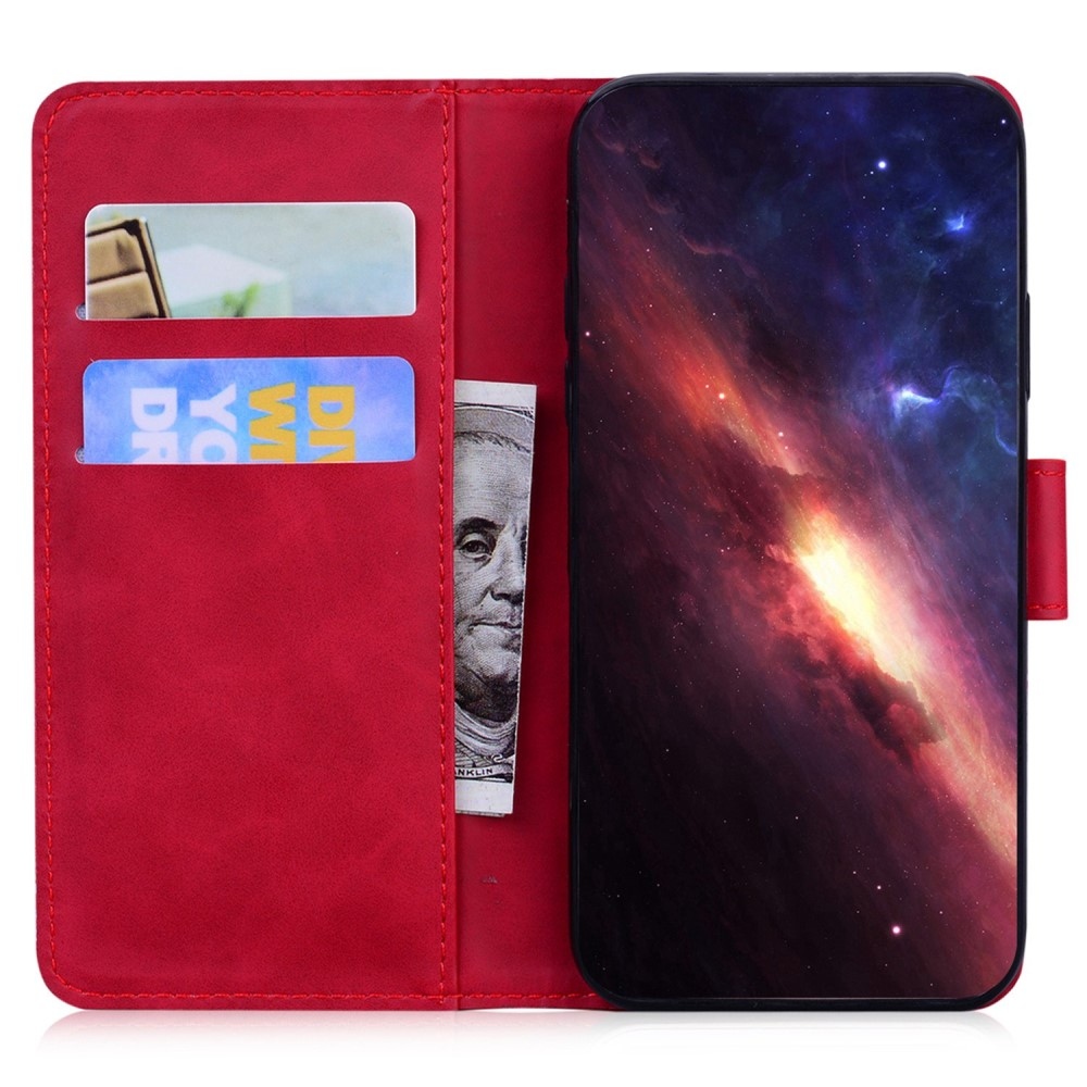 Wallet knížkové pouzdro na Realme Narzo 50 - červené