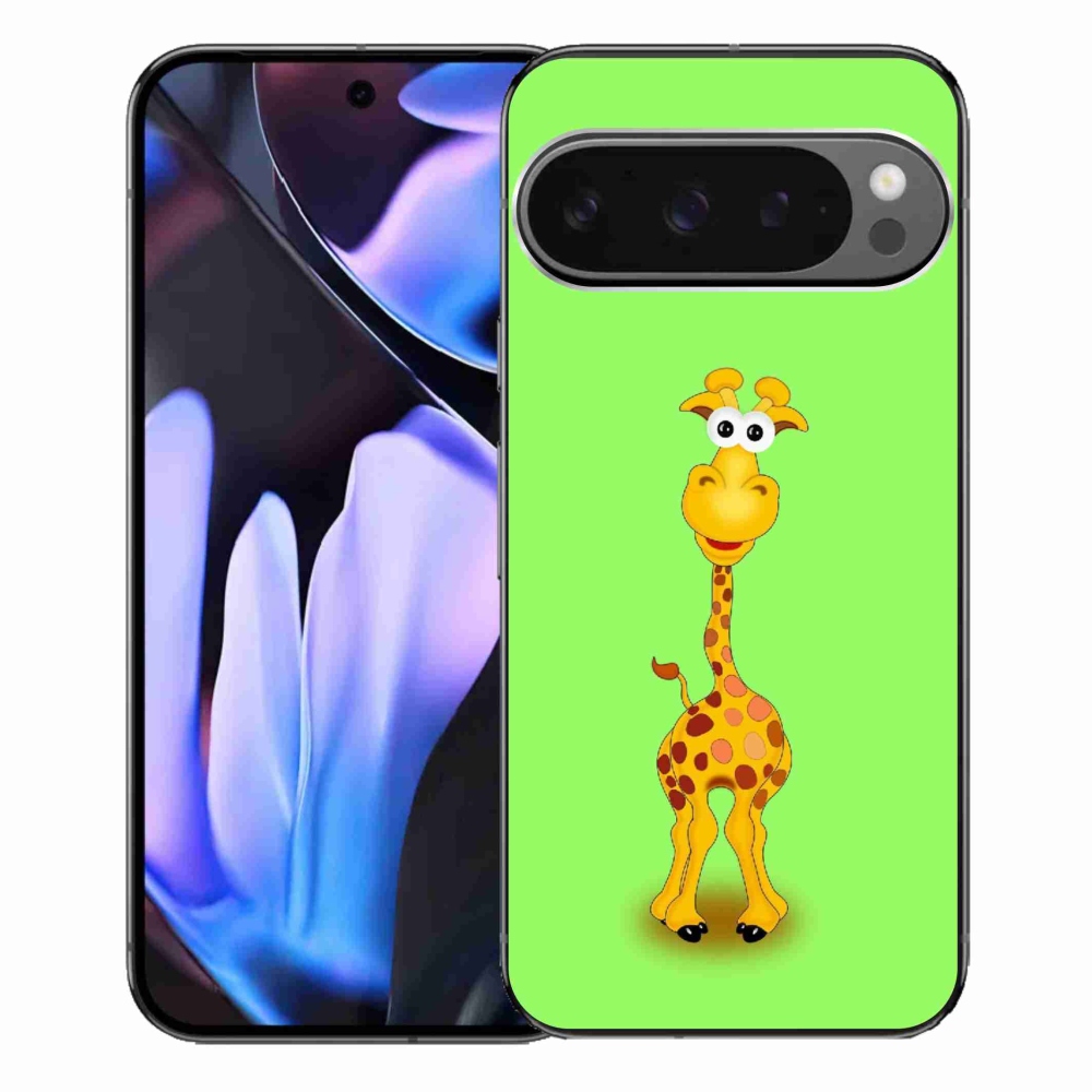 Gelový kryt mmCase na Google Pixel 9 Pro XL - kreslená žirafa