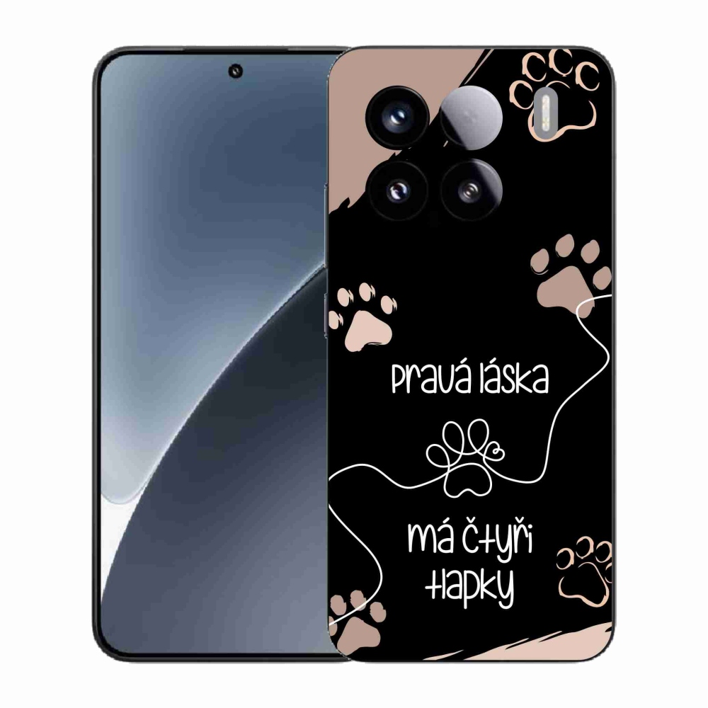 Gelový kryt mmCase na Xiaomi 15 - psí motiv 1 černé pozadí