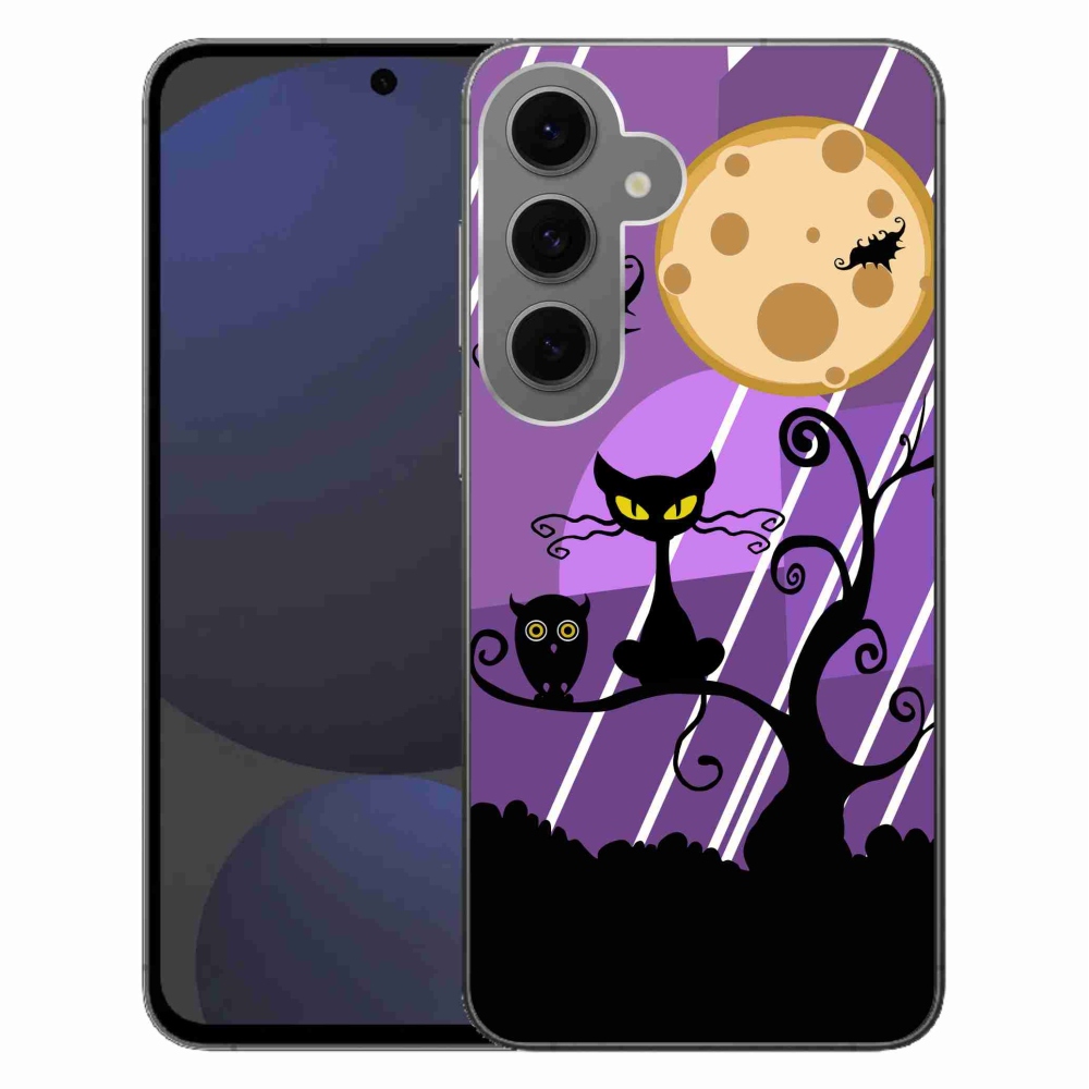 Gelový kryt mmCase na Samsung Galaxy S24 FE - halloween