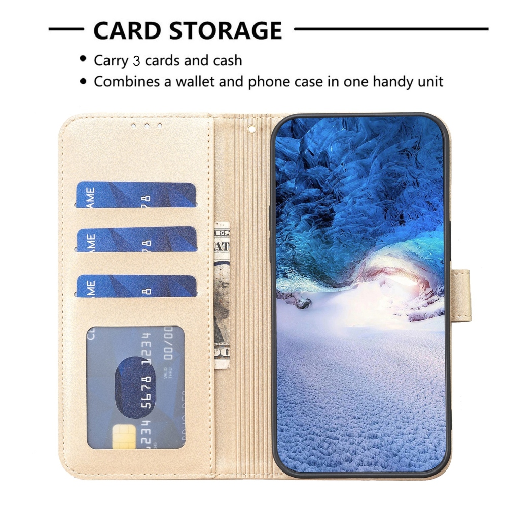 Clover knížkové pouzdro na iPhone 17 Air - zlaté