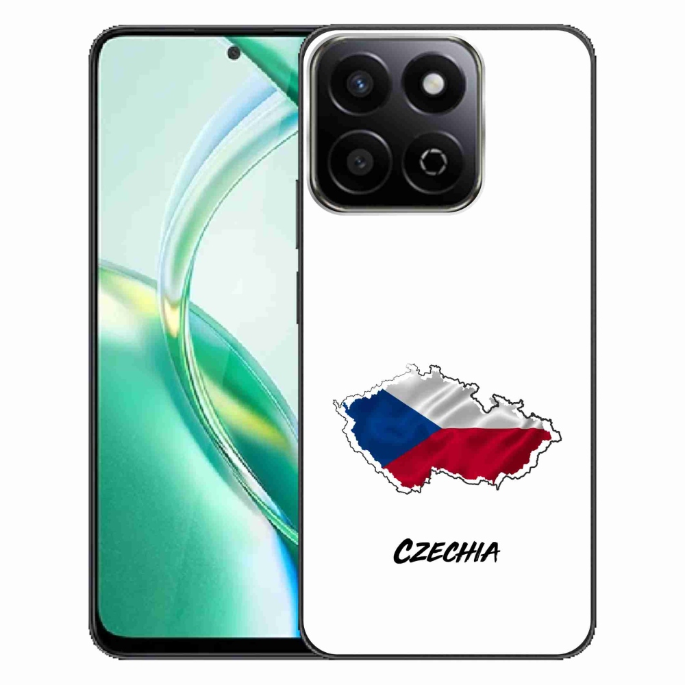 Gelový kryt mmCase na Honor 200 Smart 5G - Czechia bílé pozadí