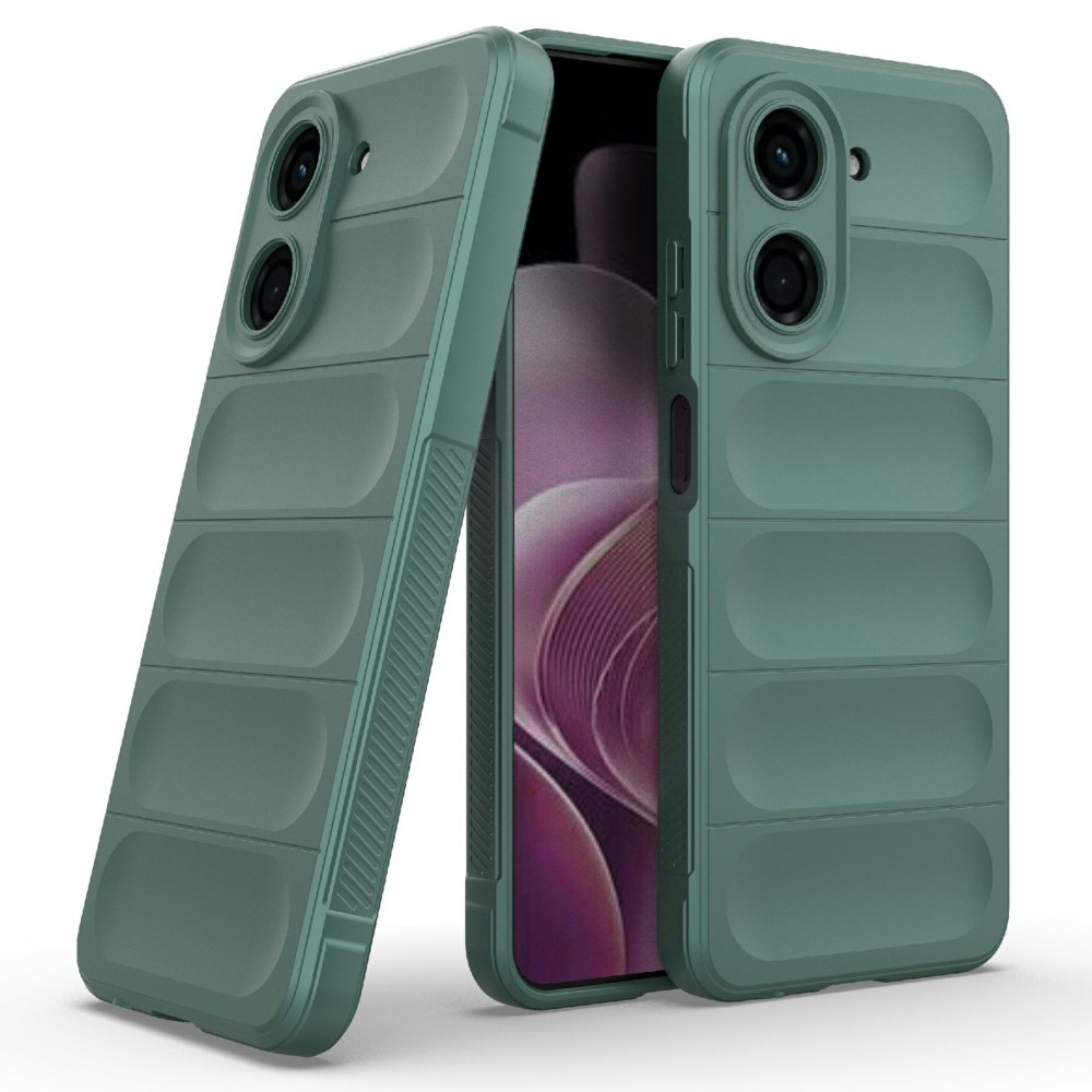 Rugg odolný gelový obal na Xiaomi Redmi A5 (171.7x77.8x8.3mm) - zelený