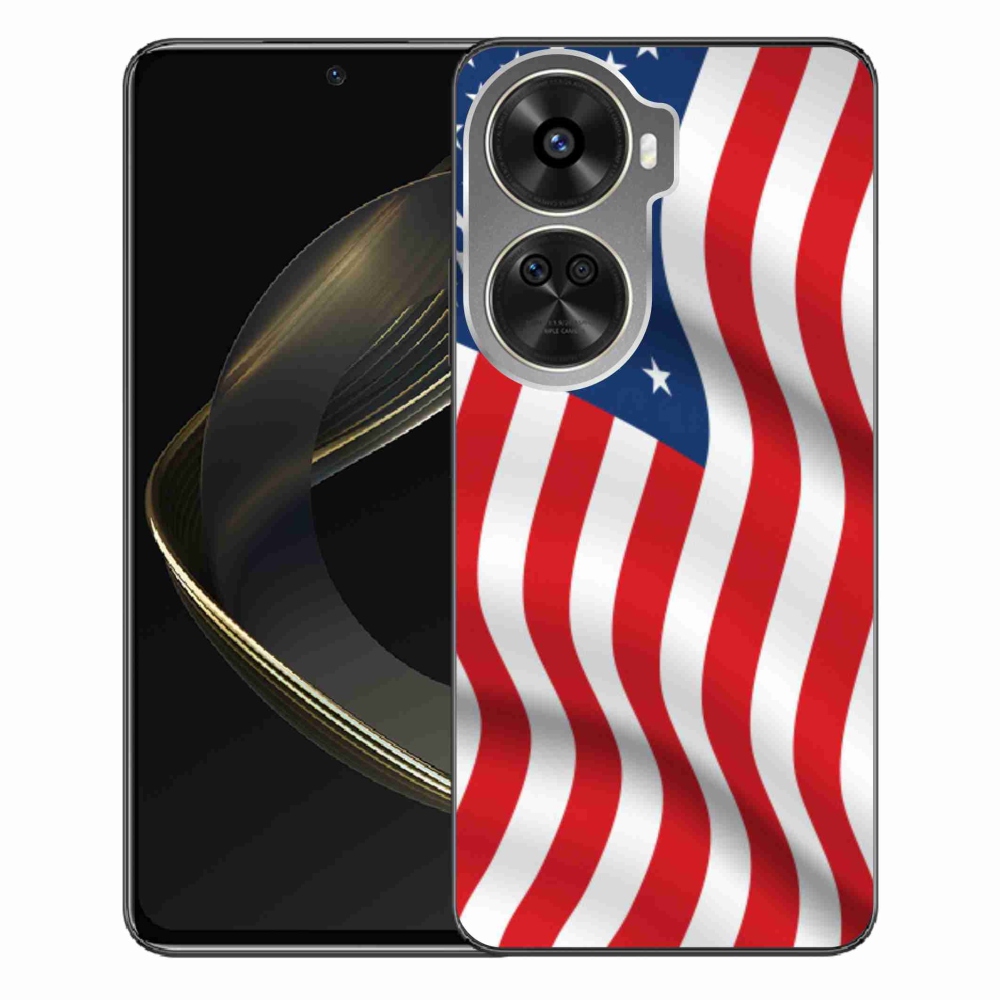 Gelový kryt mmCase na Huawei Nova 12 SE - USA vlajka