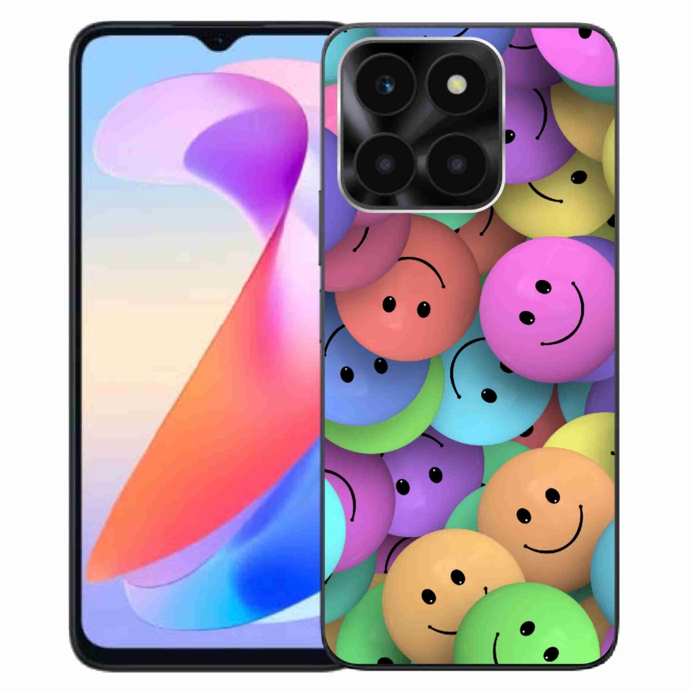 Gelový kryt mmCase na Honor X6a - barevní smajlíci