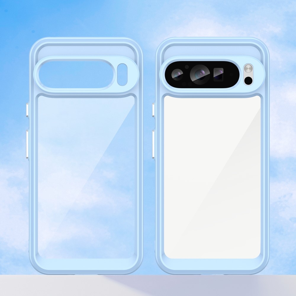 Gelový obal s pevnými zády na Google Pixel 9 Pro XL - modrý