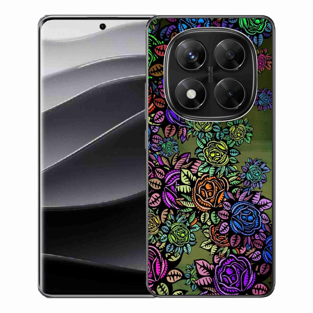 Gelový kryt mmCase na Xiaomi Redmi Note 14 Pro 5G/Poco X7 5G - květiny 6