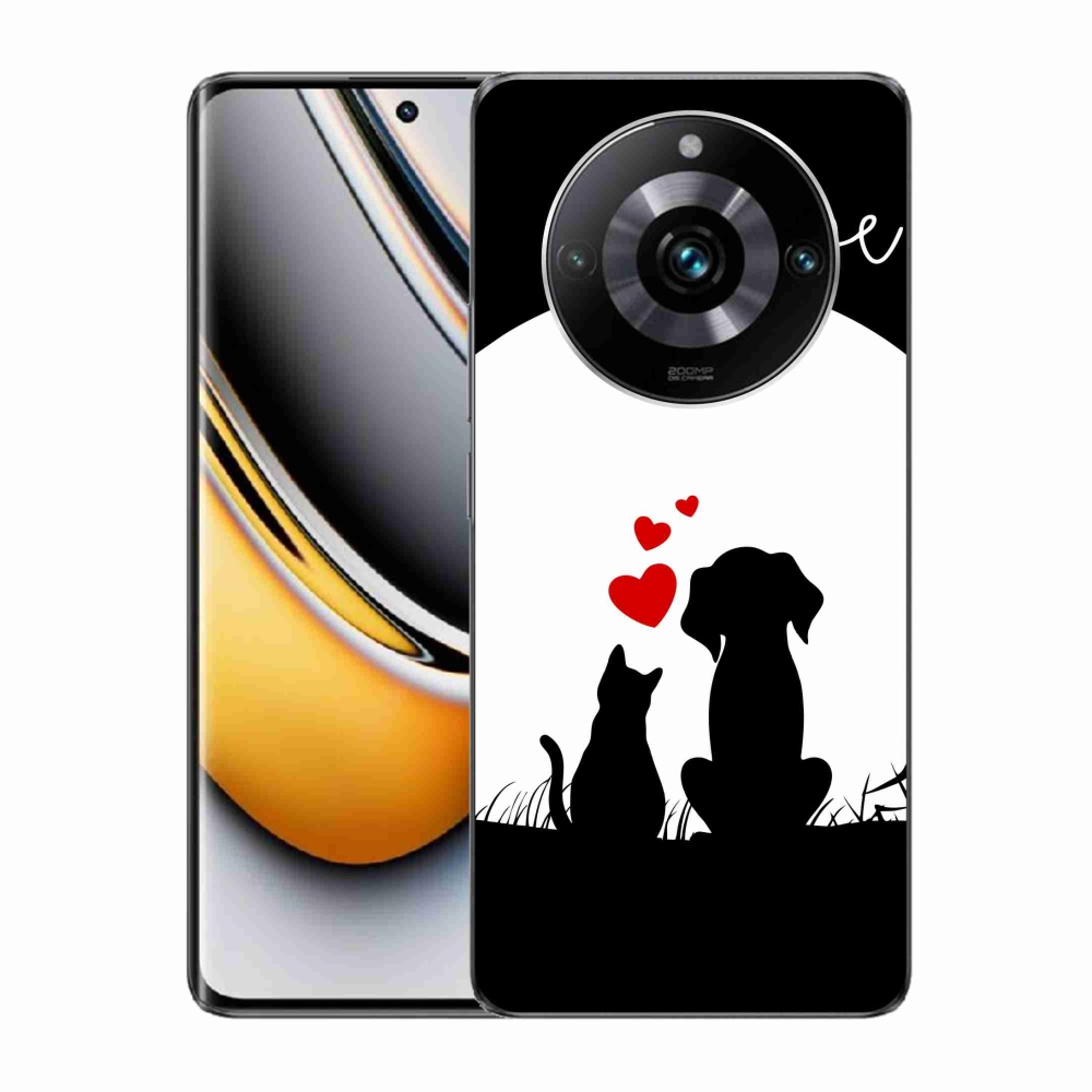 Gelový obal mmCase na Realme 11 Pro/11 Pro+ - zvířecí láska