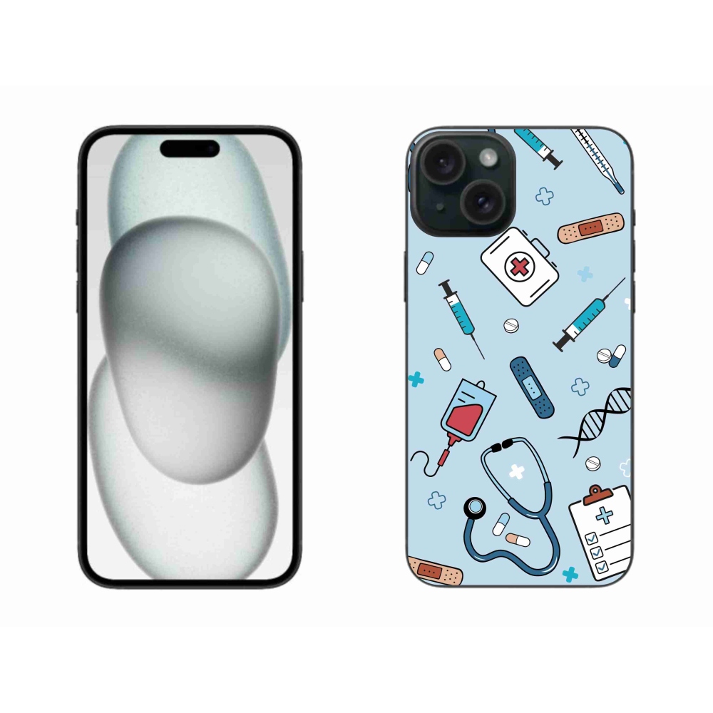 Gelový kryt mmCase na iPhone 15 Plus - zdravotnictví 1
