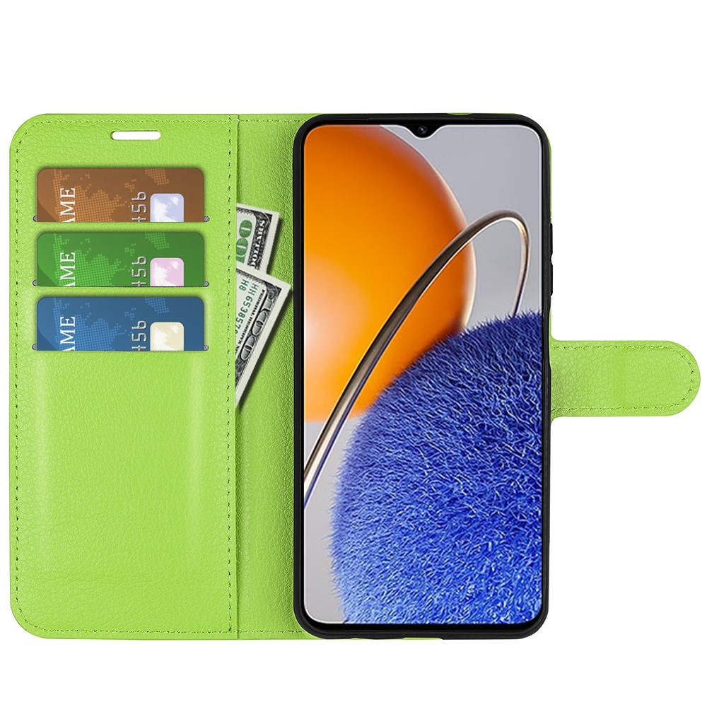 Litchi knížkové pouzdro na Huawei Nova Y61 - zelené