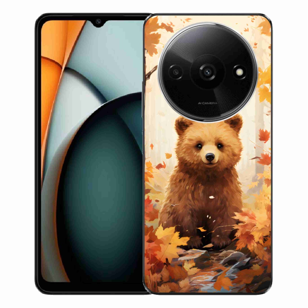 Gelový kryt mmCase na Xiaomi Redmi A3 - medvěd v lese