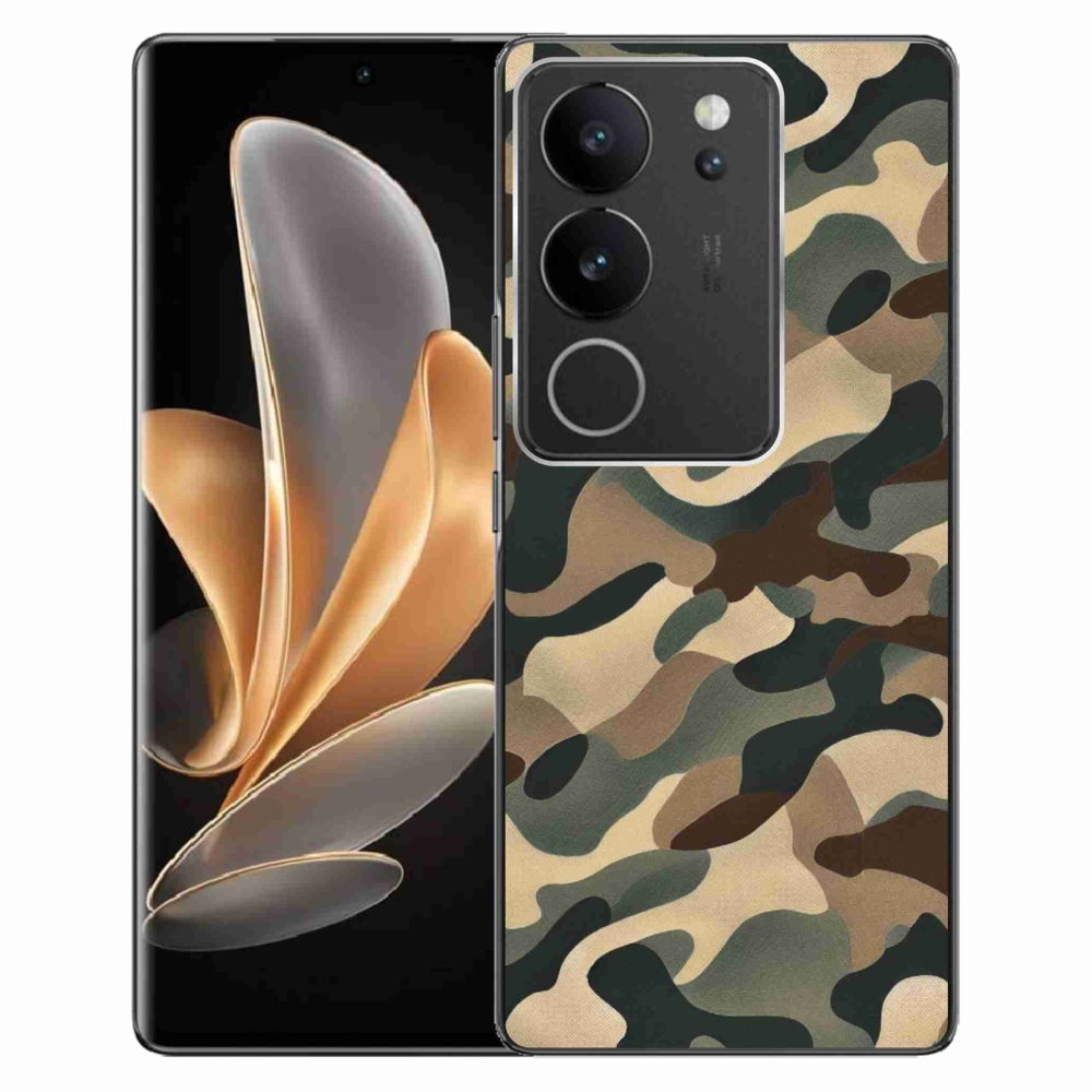 Gelový kryt mmCase na Vivo V29 5G - maskáčový vzor 11