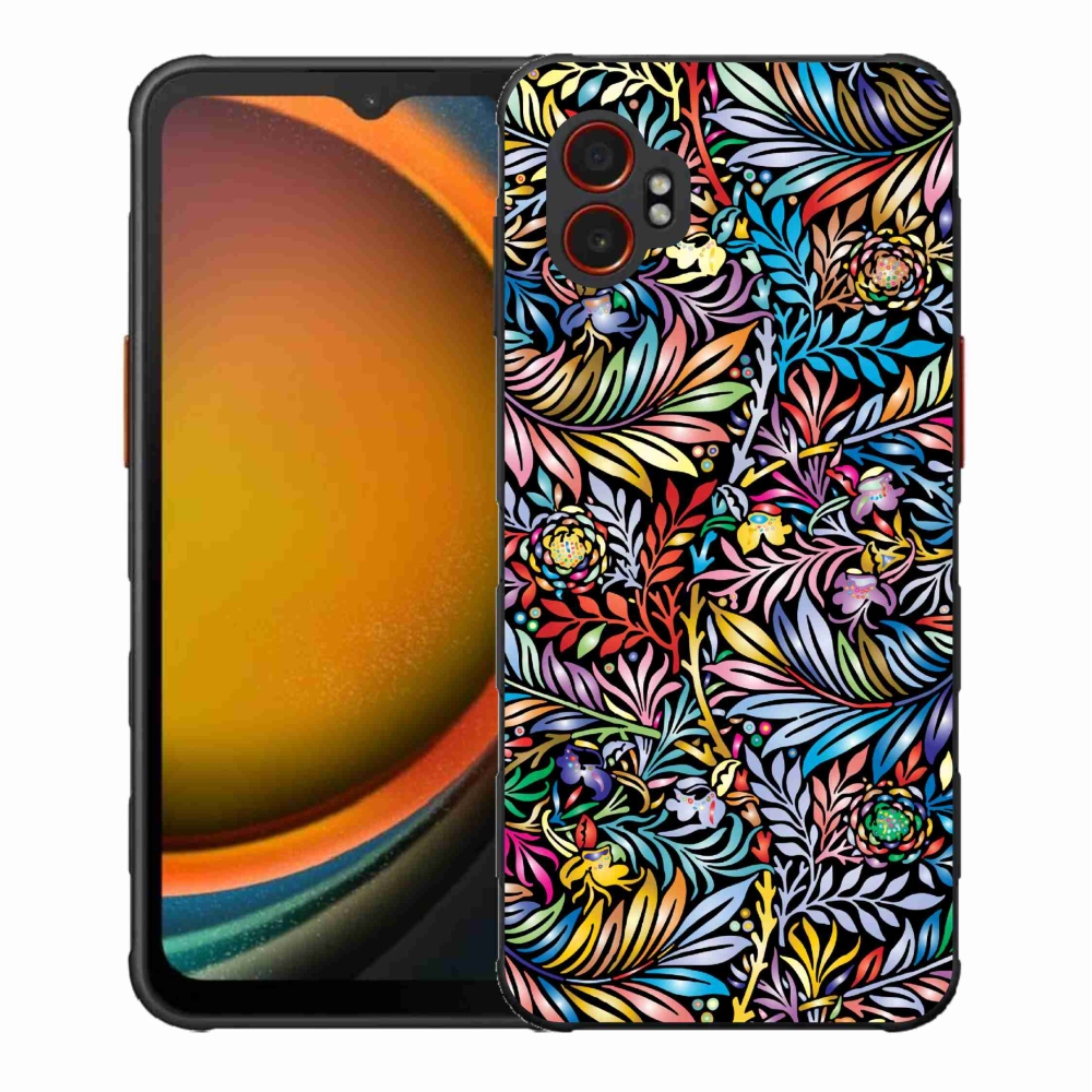Gelový kryt mmCase na Samsung Galaxy Xcover 7 Pro - květiny 5