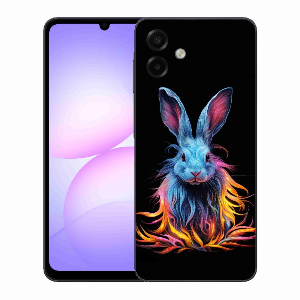 Gelový kryt mmCase na Samsung Galaxy A07 4G - abstraktní zajíc