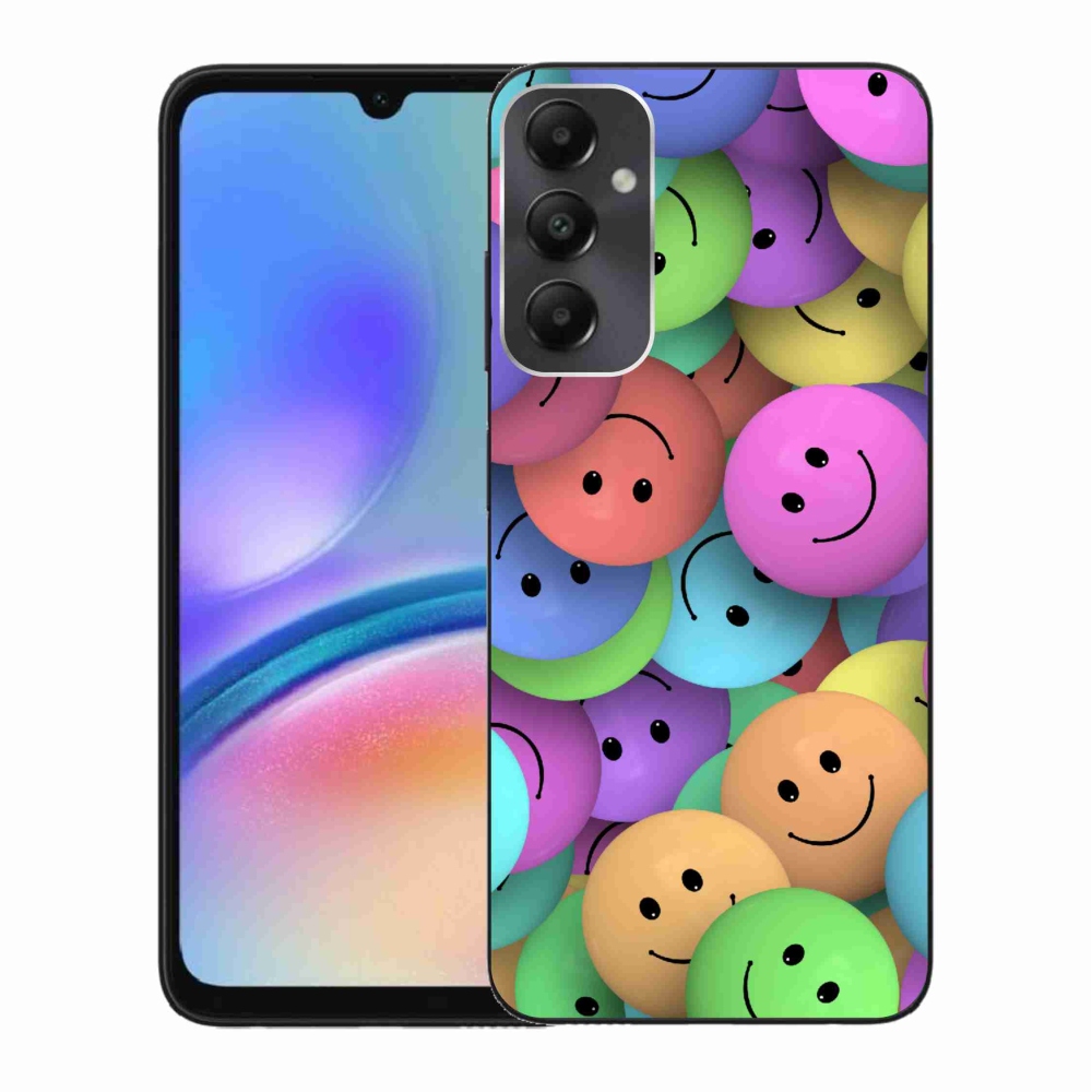 Gelový kryt mmCase na Samsung Galaxy A05s - barevní smajlíci
