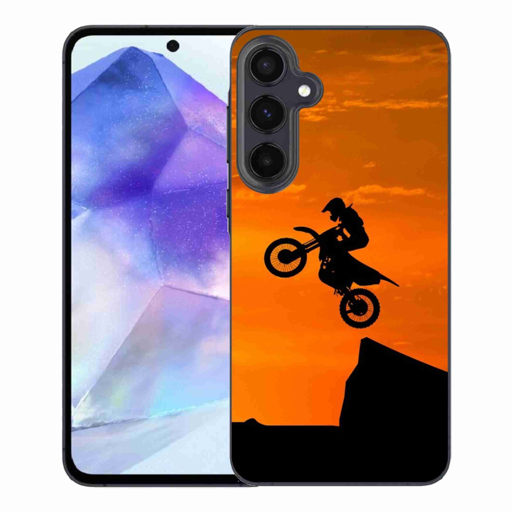 Gelový kryt mmCase na Samsung Galaxy A55 5G - motocross