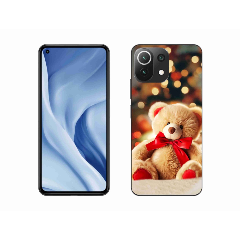 Gelový kryt mmCase na Xiaomi 11 Lite 5G NE - plyšový medvídek