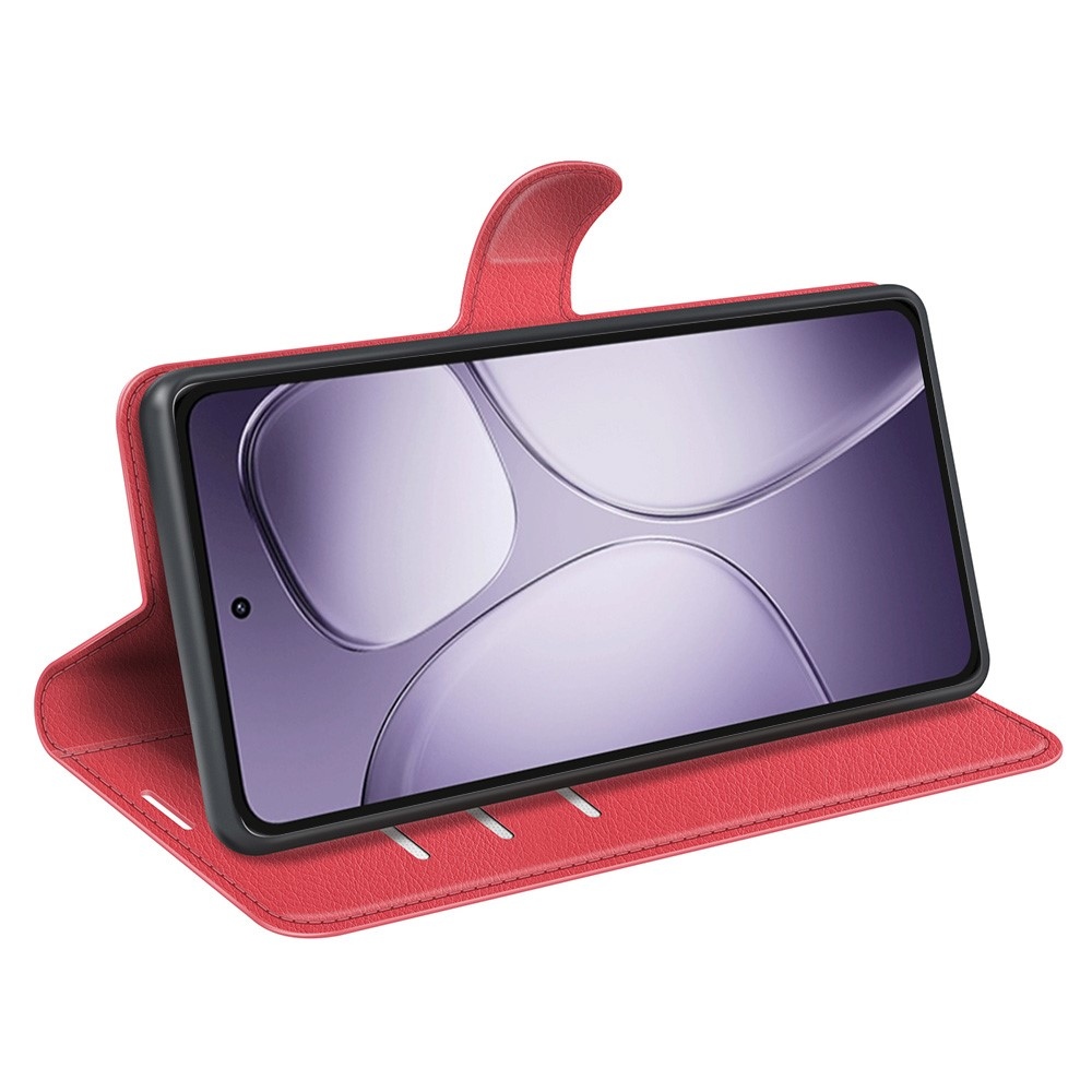 Litchi knížkové pouzdro na Xiaomi 14T Pro - červené