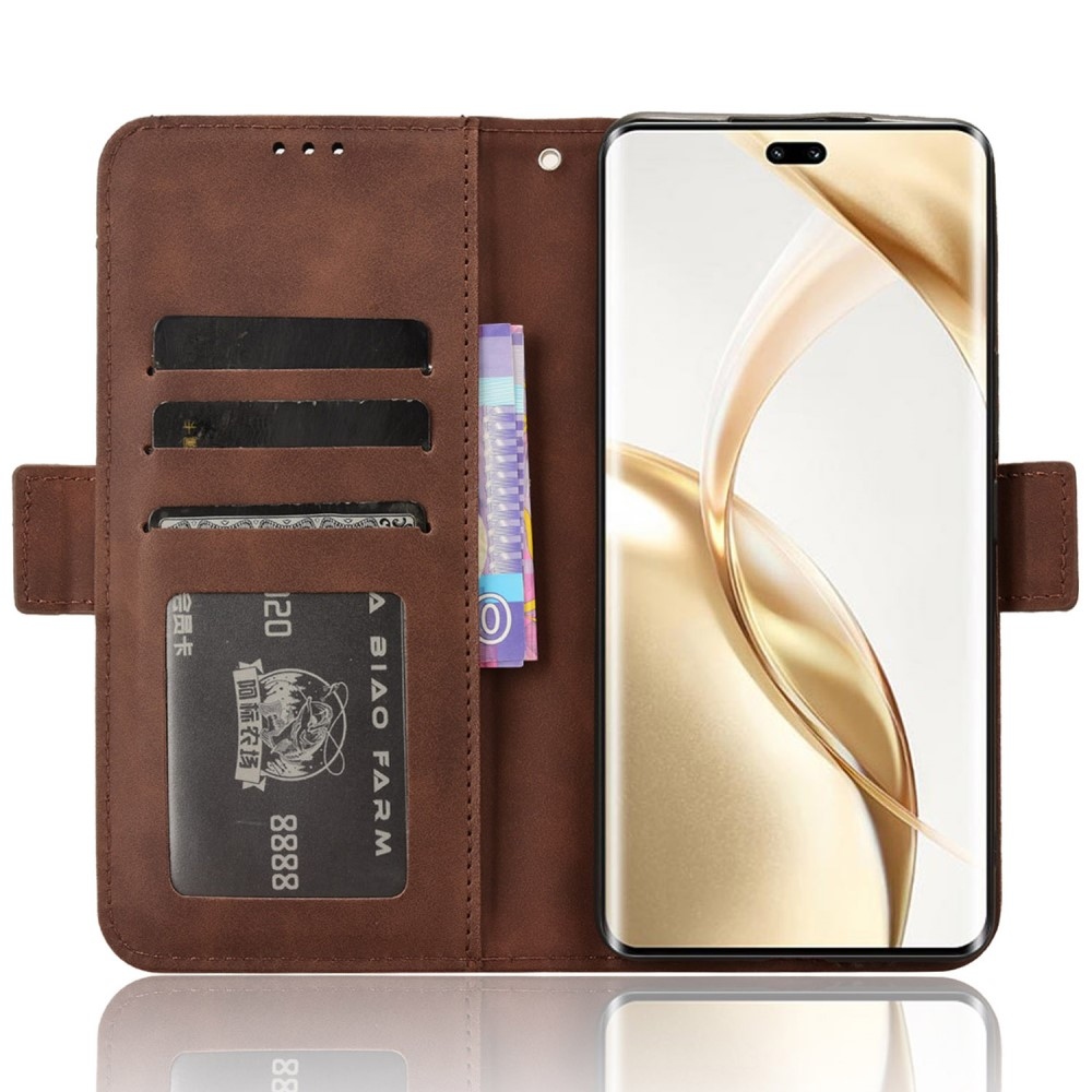Multi knížkové pouzdro na Honor 200 Pro 5G - hnědé
