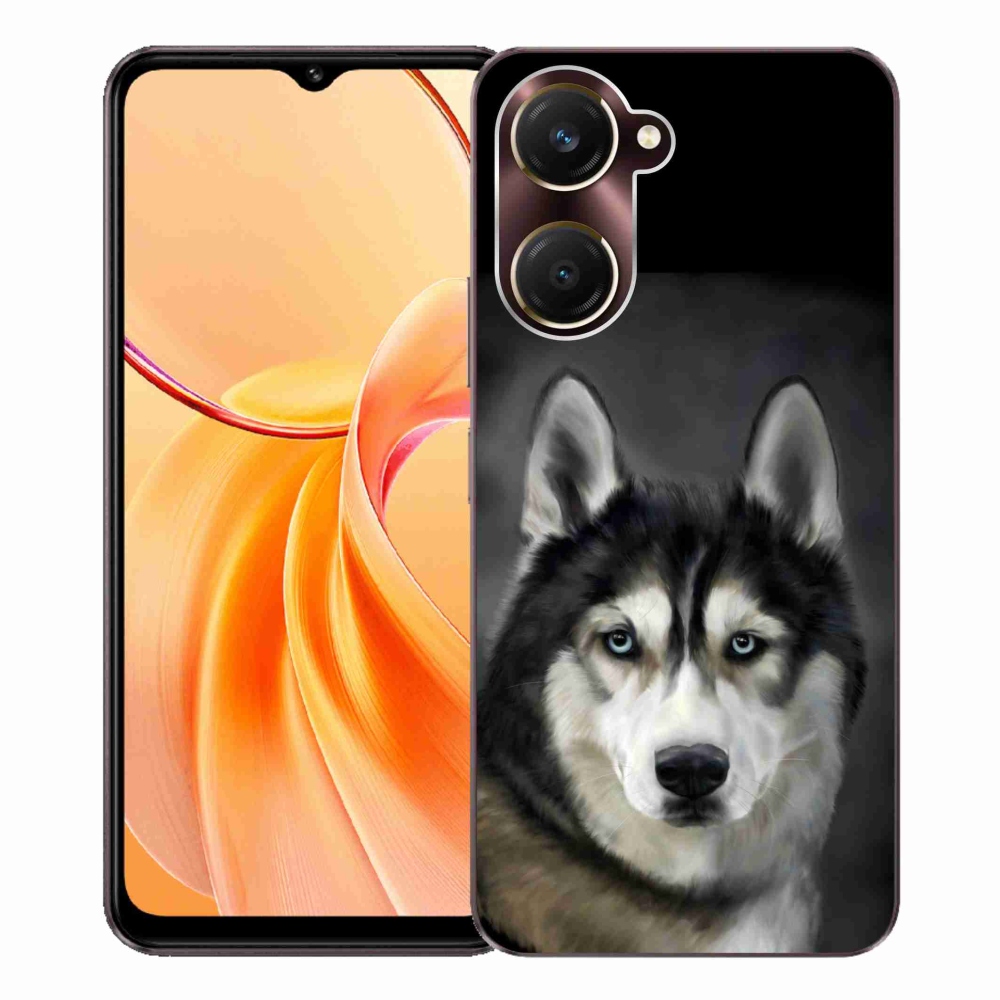 Gelový kryt mmCase na Vivo Y28s 5G - husky