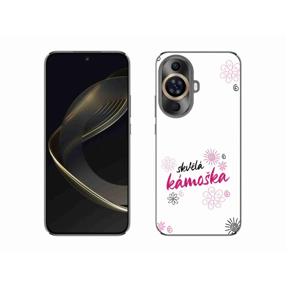 Gelový kryt mmCase na Huawei Nova 11 - skvělá kámoška bílé pozadí