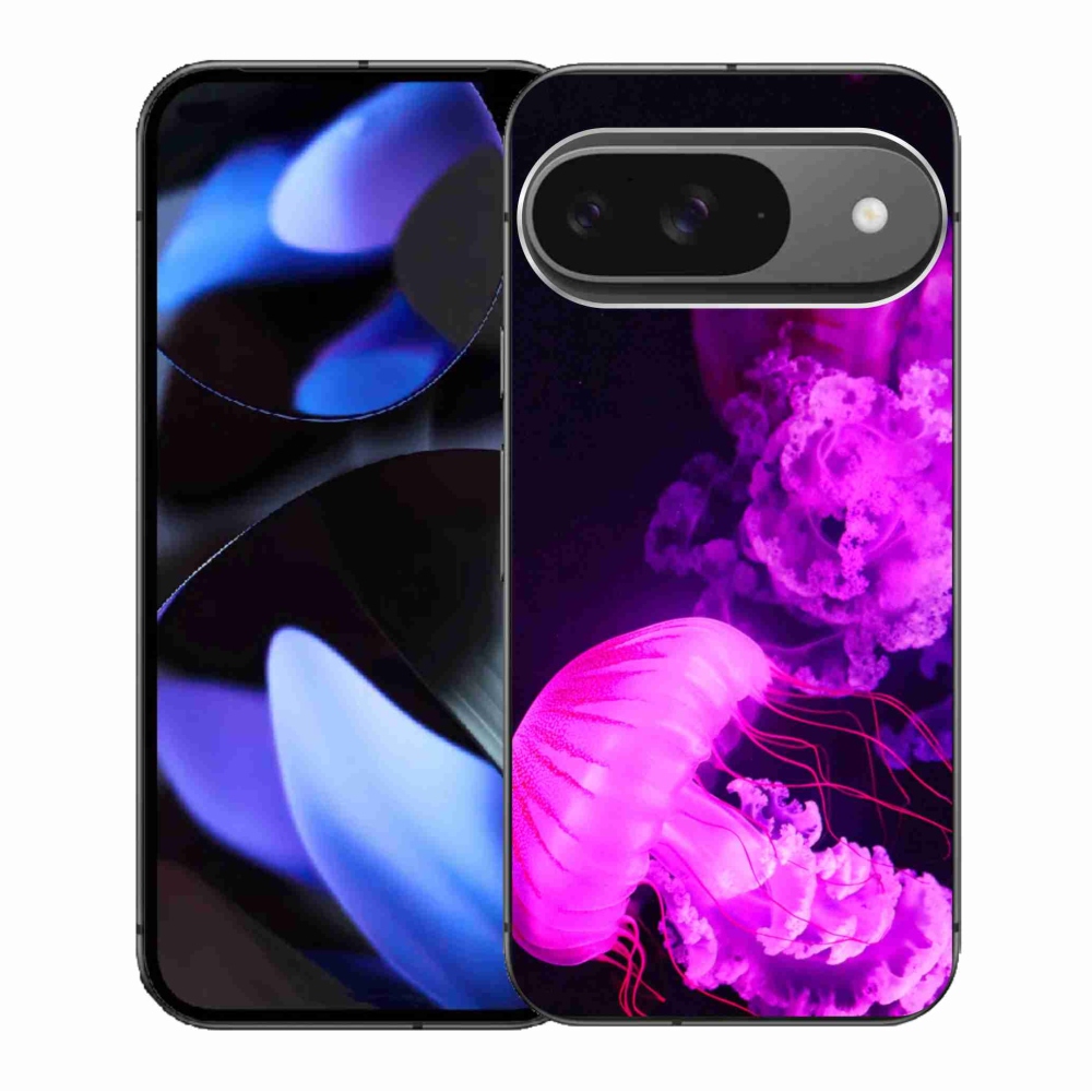 Gelový kryt mmCase na Google Pixel 9/9 Pro - medúza 1
