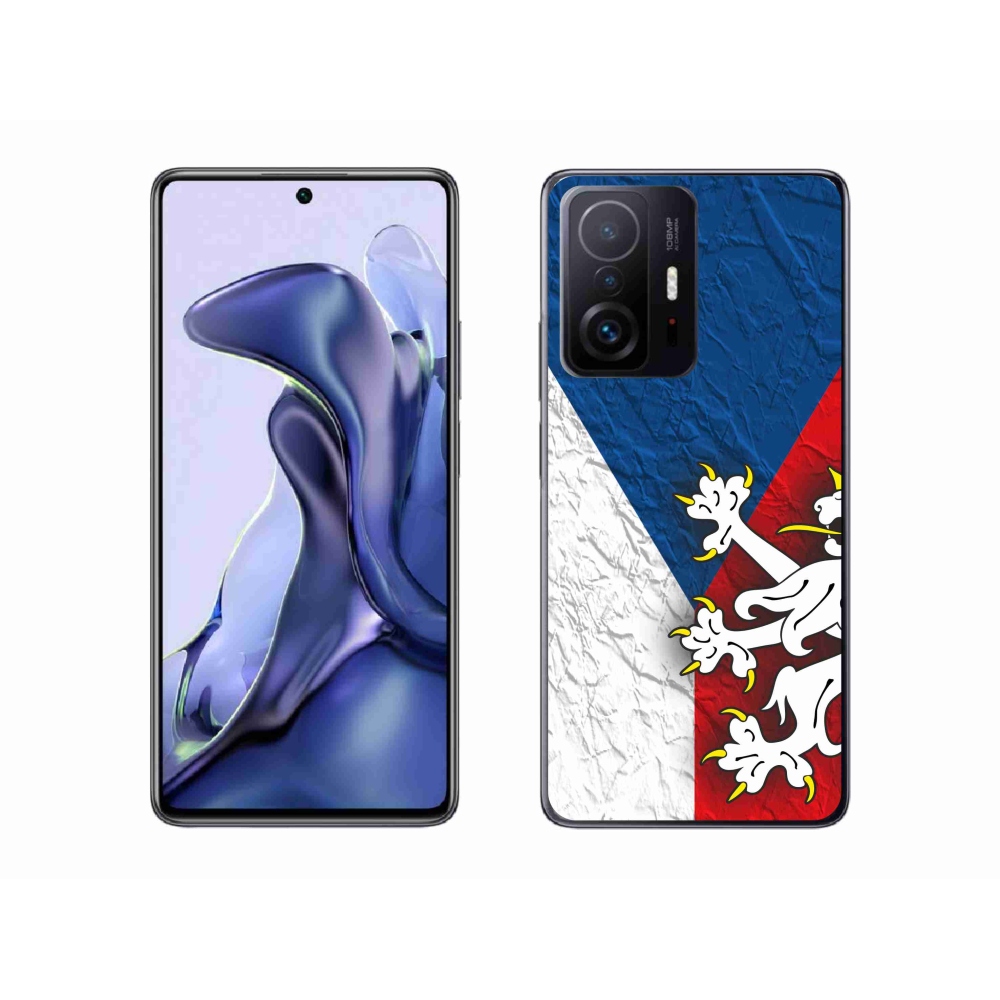 Gelový kryt mmCase na Xiaomi 11T - česká vlajka 1