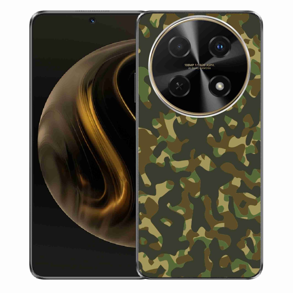 Gelový kryt mmCase na Huawei Nova 12i - maskáčový vzor 1