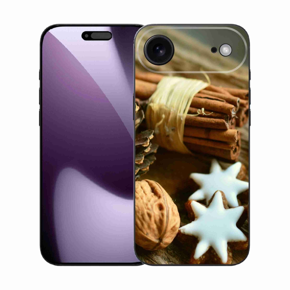 Gelový kryt mmCase na iPhone 17 Air - skořice a perníčky