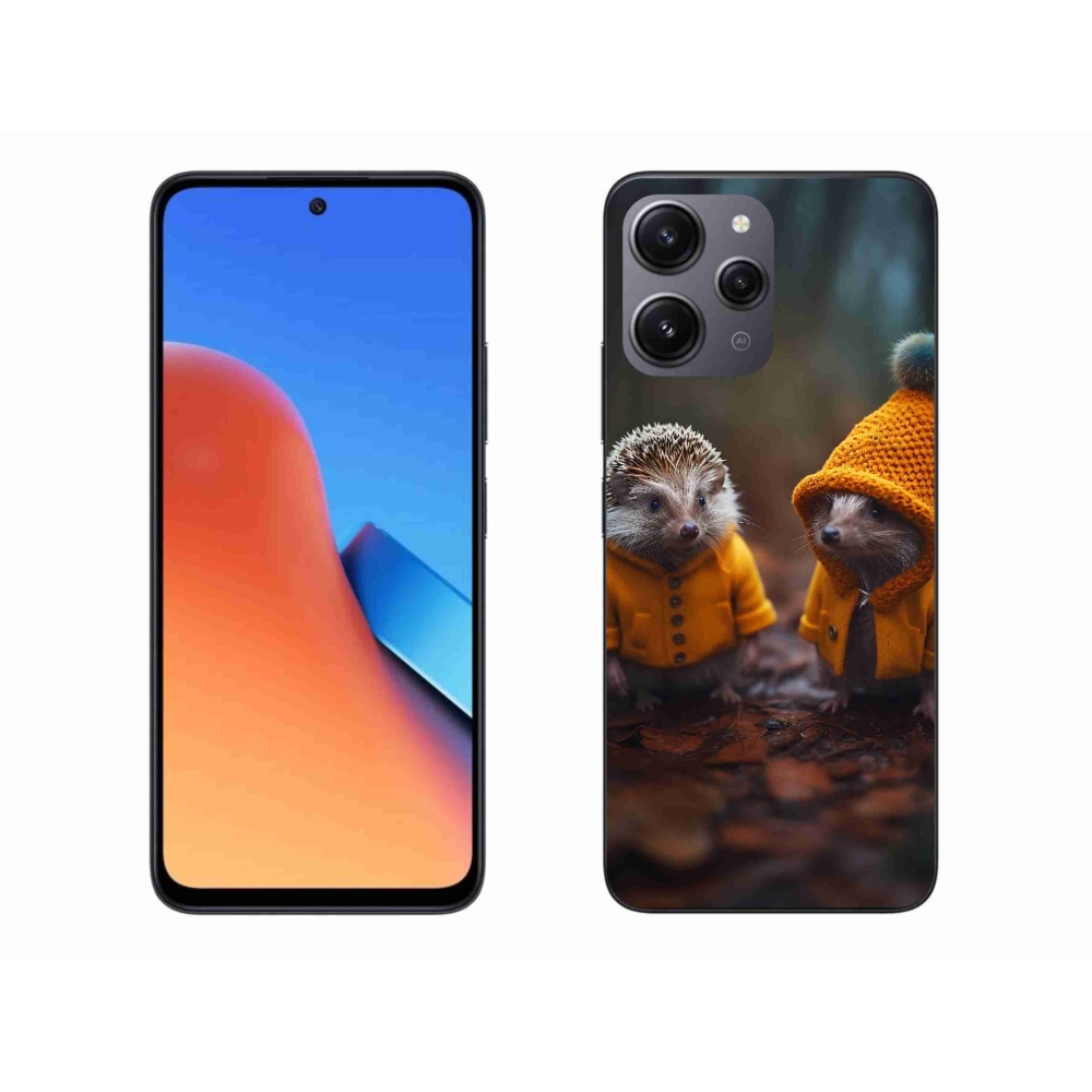 Gelový kryt mmCase na Xiaomi Redmi 12 - ježci