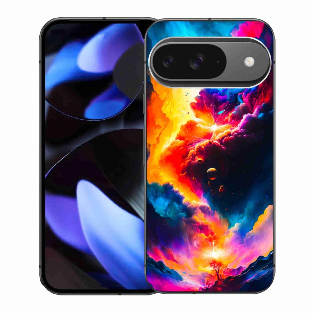 Gelový kryt mmCase na Google Pixel 9/9 Pro - abstraktní motiv