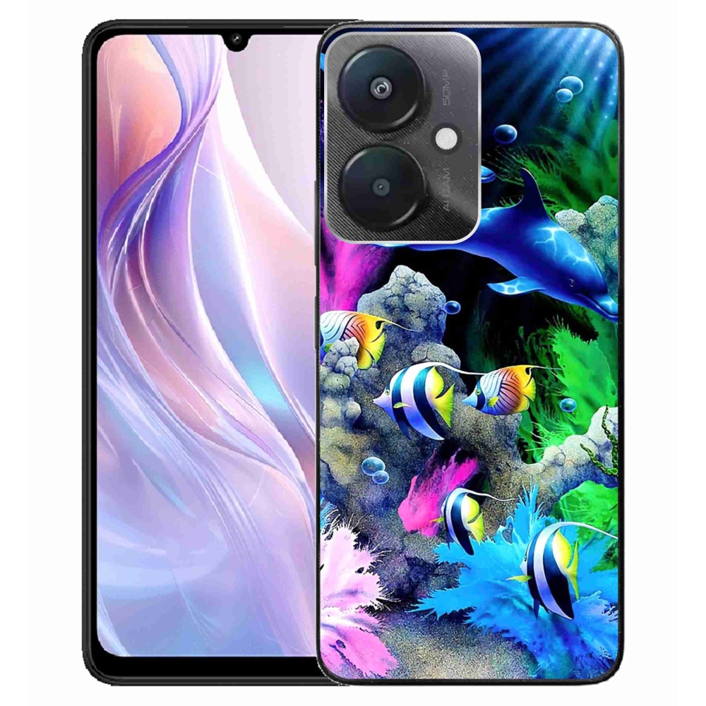 Gelový obal mmCase na Xiaomi Redmi 13C 5G - mořský svět