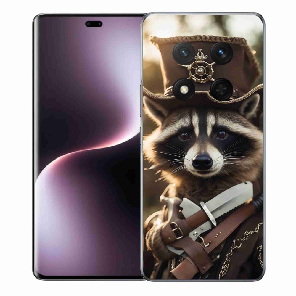 Gelový kryt mmCase na Honor Magic 7 Lite 5G - mýval v uniformě