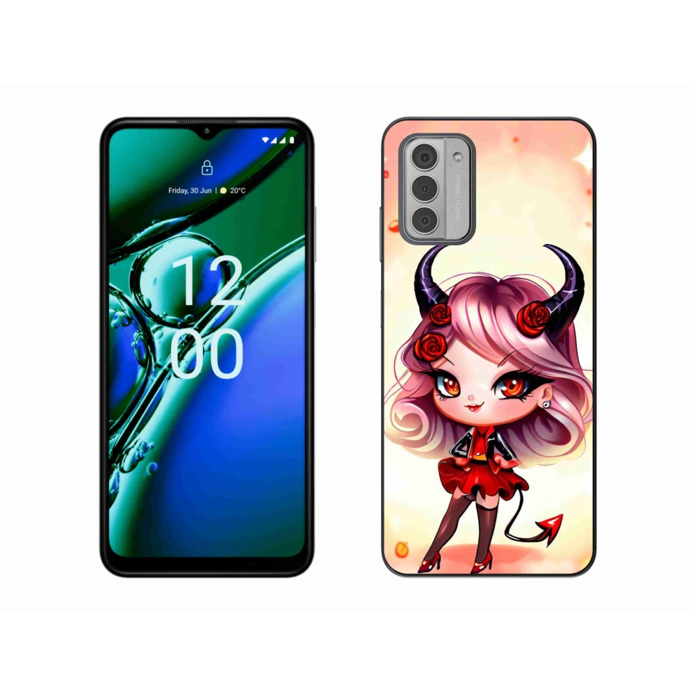 Gelový kryt mmCase na Nokia G42 - kreslená čertice