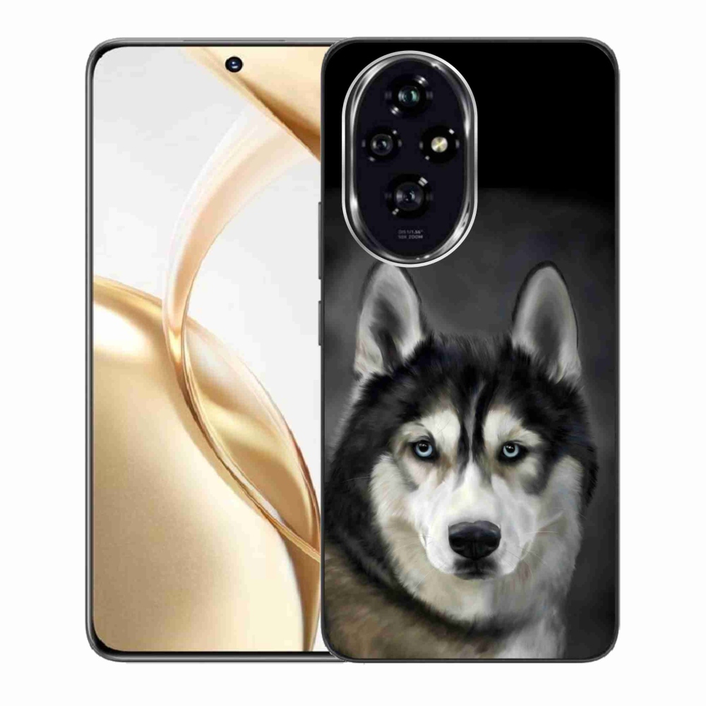 Gelový obal mmCase na Honor 200 5G - husky