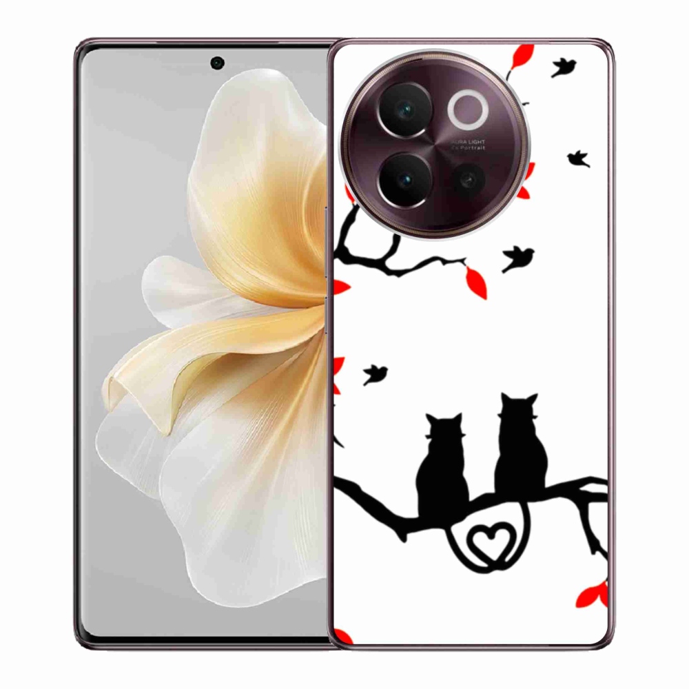 Gelový kryt mmCase na Vivo V40 Lite 5G - kočičí láska