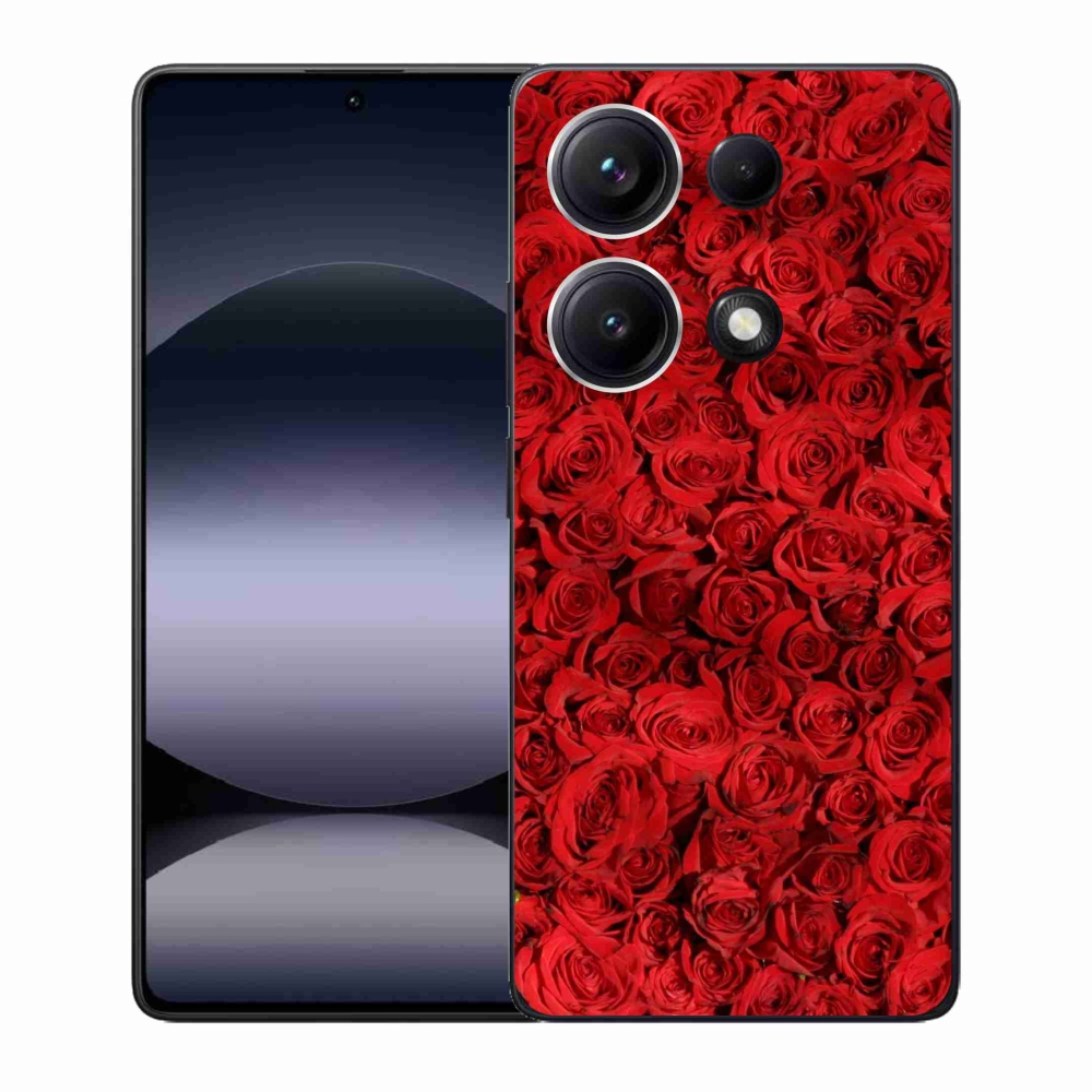 Gelový kryt mmCase na Xiaomi Redmi Note 14S - růže