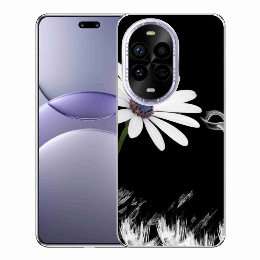 Gelový kryt mmCase na Huawei Nova 13 Pro 5G - bílá květina