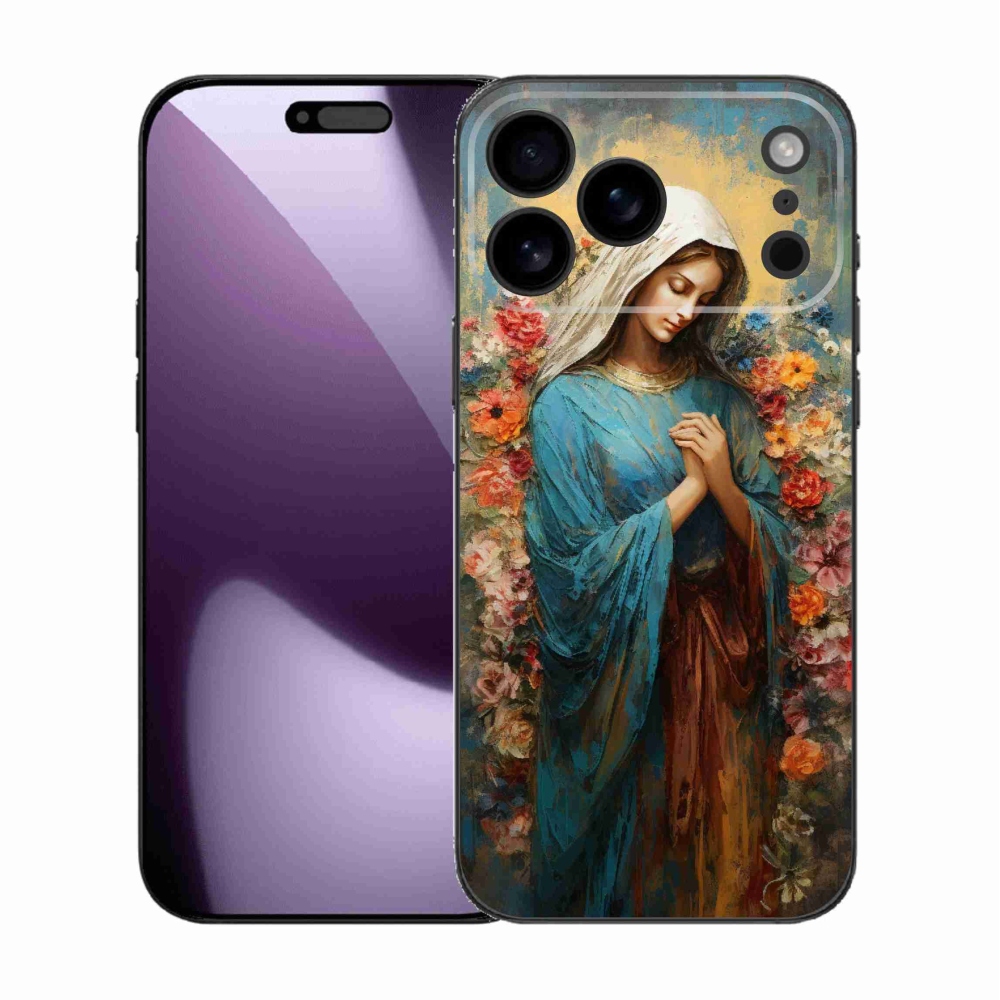 Gelový kryt mmCase na iPhone 17 Pro Max - svatá žena