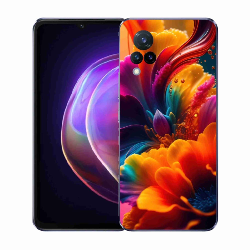 Gelový kryt mmCase na Vivo V21 4G/5G - abstraktní motiv 2