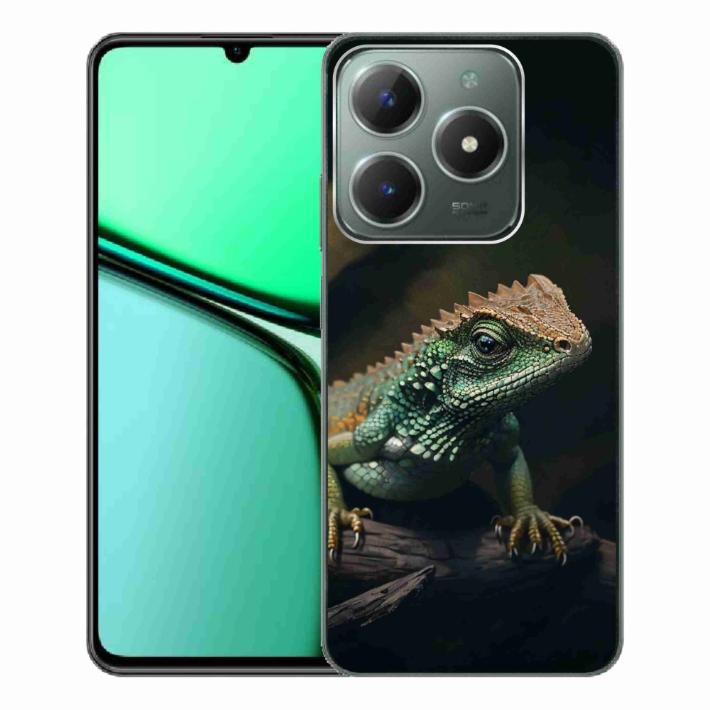 Gelový kryt mmCase na Realme C61 - ještěr