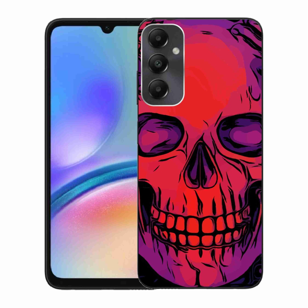Gelový obal mmCase na Samsung Galaxy A05s - lebka