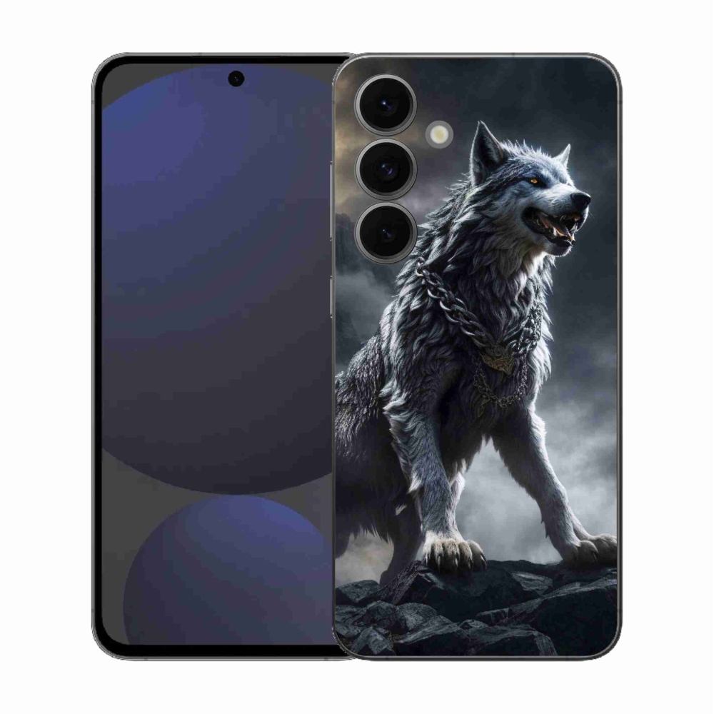 Gelový kryt mmCase na Samsung Galaxy S25 FE - vlk 1