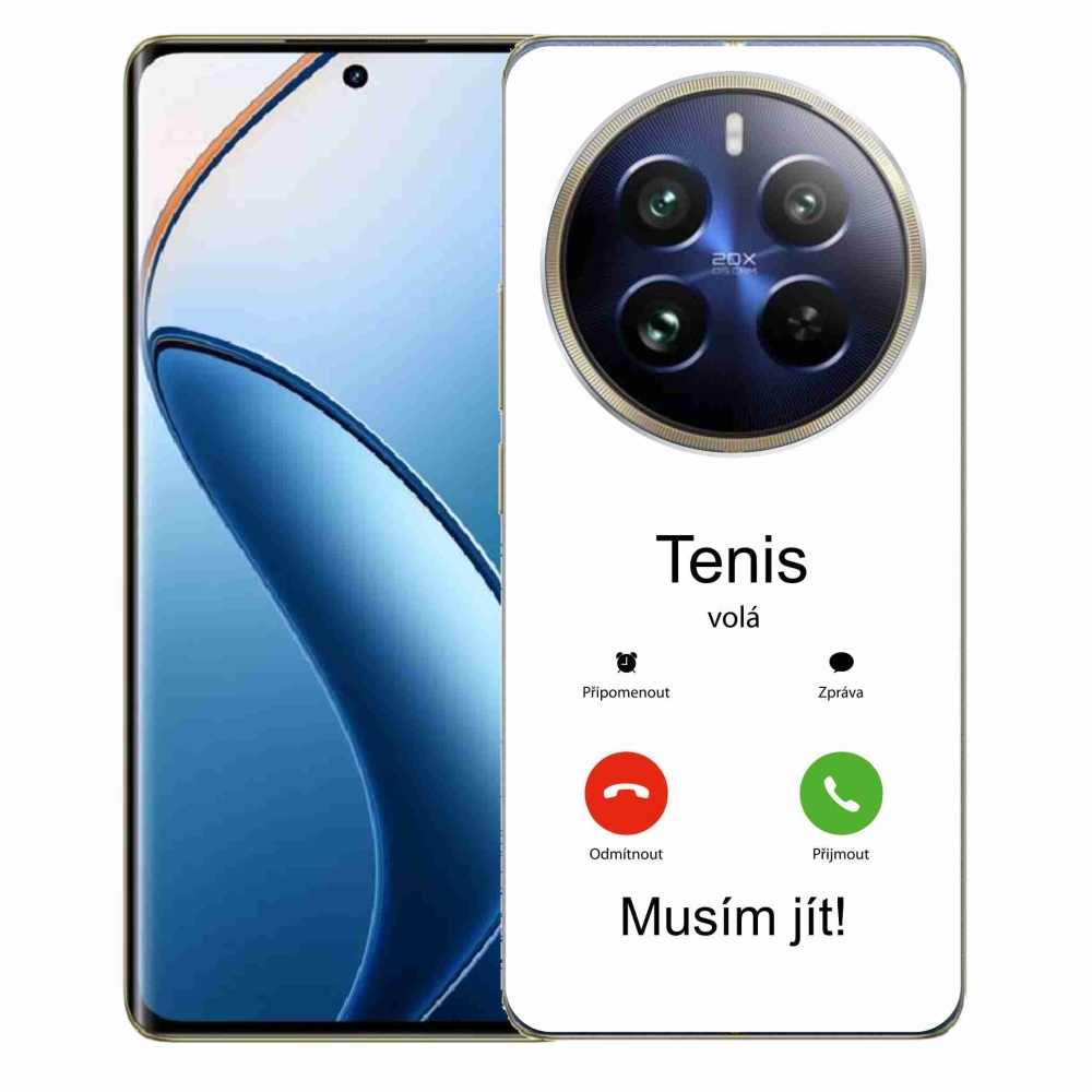 Gelový kryt mmCase na Realme 12 Pro 5G/12 Pro+ 5G - tenis volá bílé pozadí