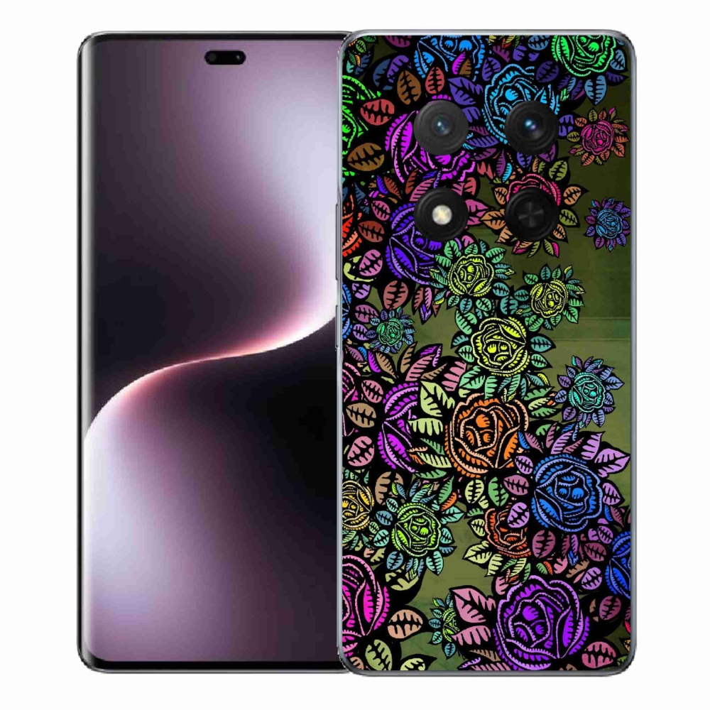 Gelový kryt mmCase na Honor Magic 7 Lite 5G - květiny 6