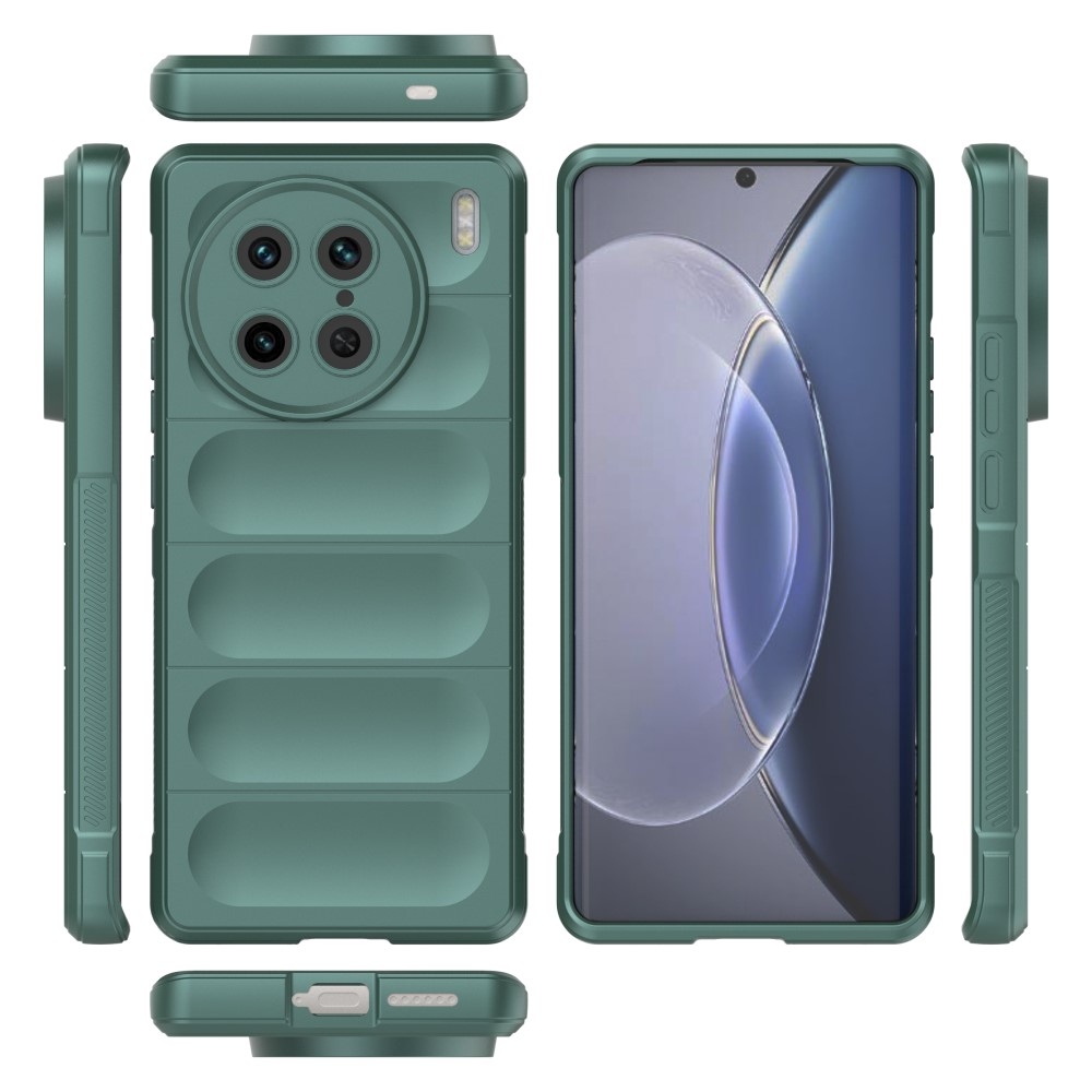 Rugg odolný gelový obal na Vivo X90 Pro - zelený