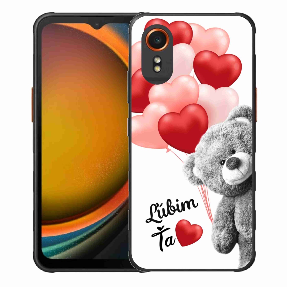 Gelový obal mmCase na Samsung Galaxy Xcover 7 - ľúbim ťa sk