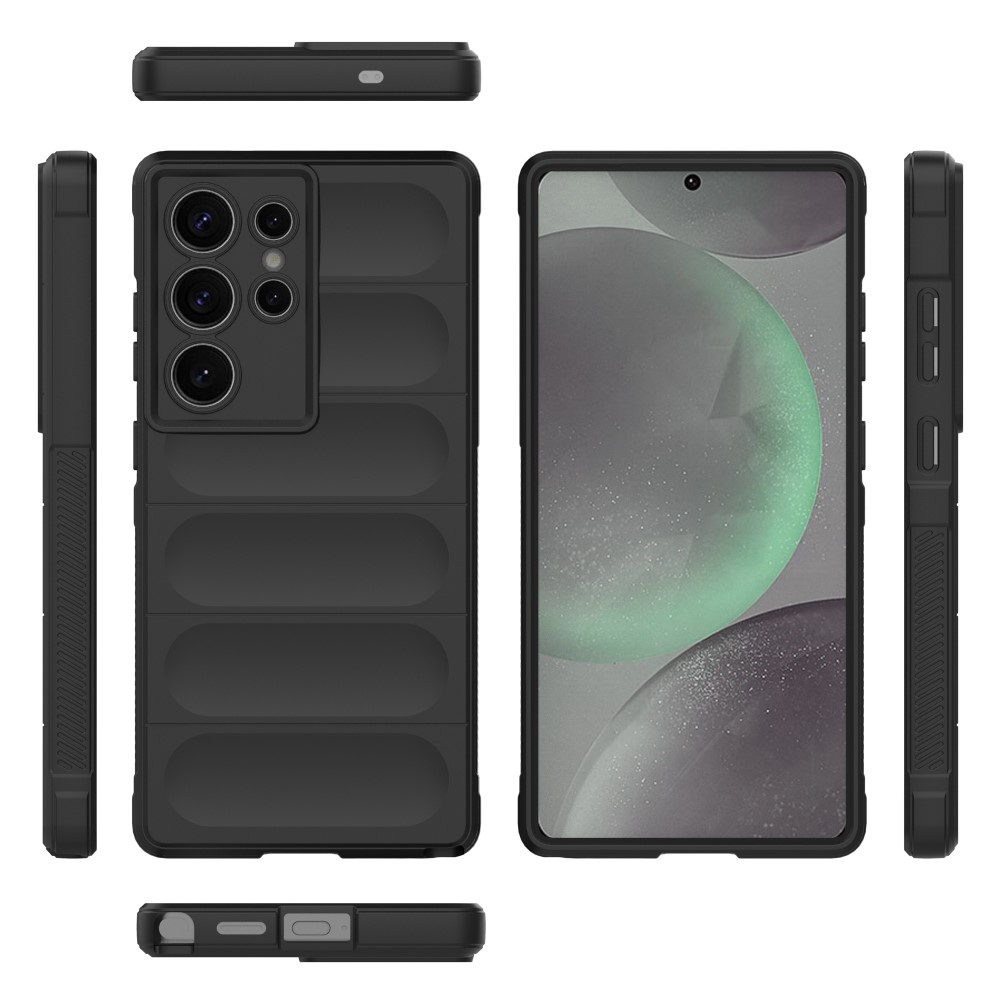 Rugg odolný gelový obal na Samsung Galaxy S25 Ultra - černý