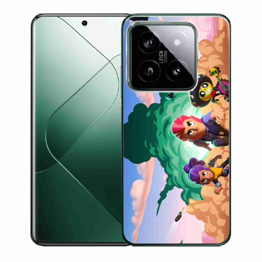 Gelový kryt mmCase na Xiaomi 14 - brawl stars