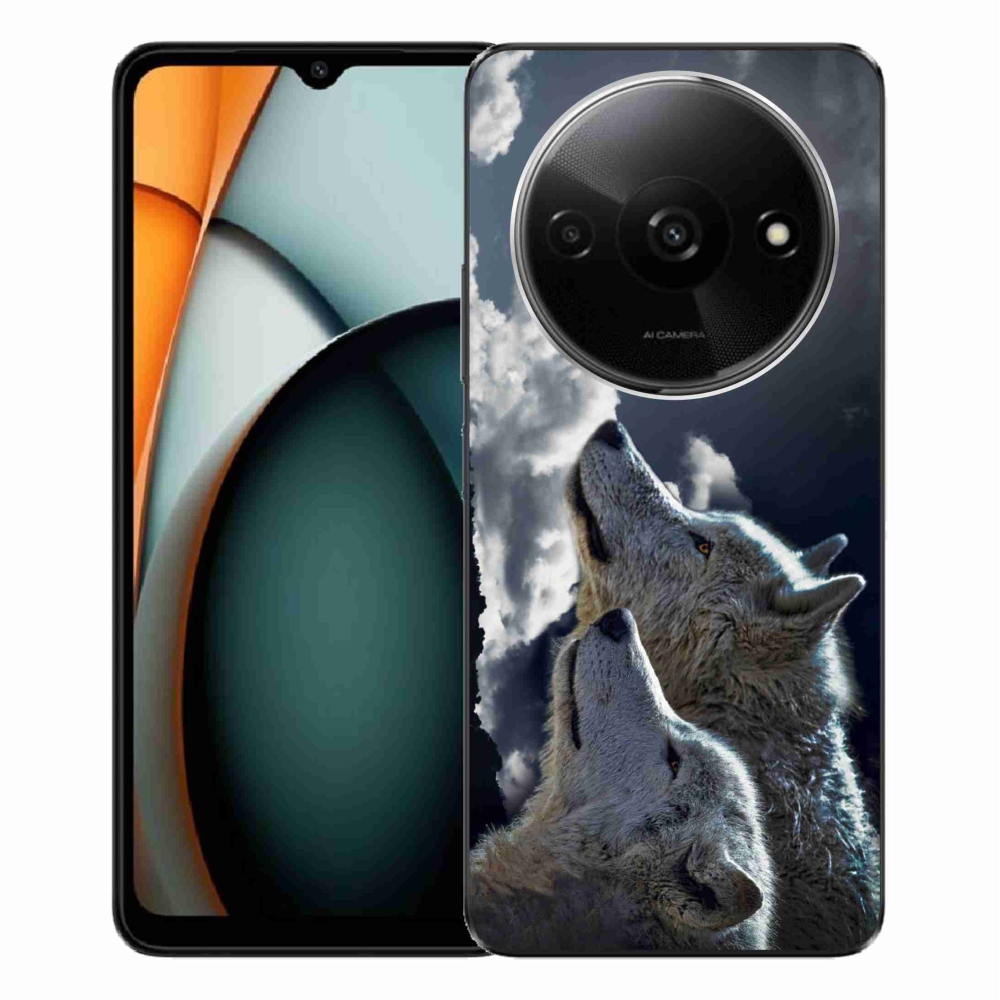 Gelový kryt mmCase na Xiaomi Redmi A3 - vlci